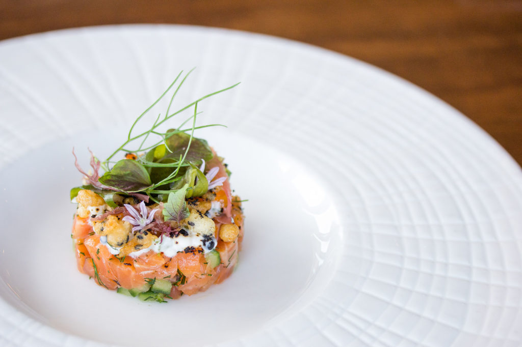 Smoked Steelhead Trout on Canoe Expo 67 Tasting Menu