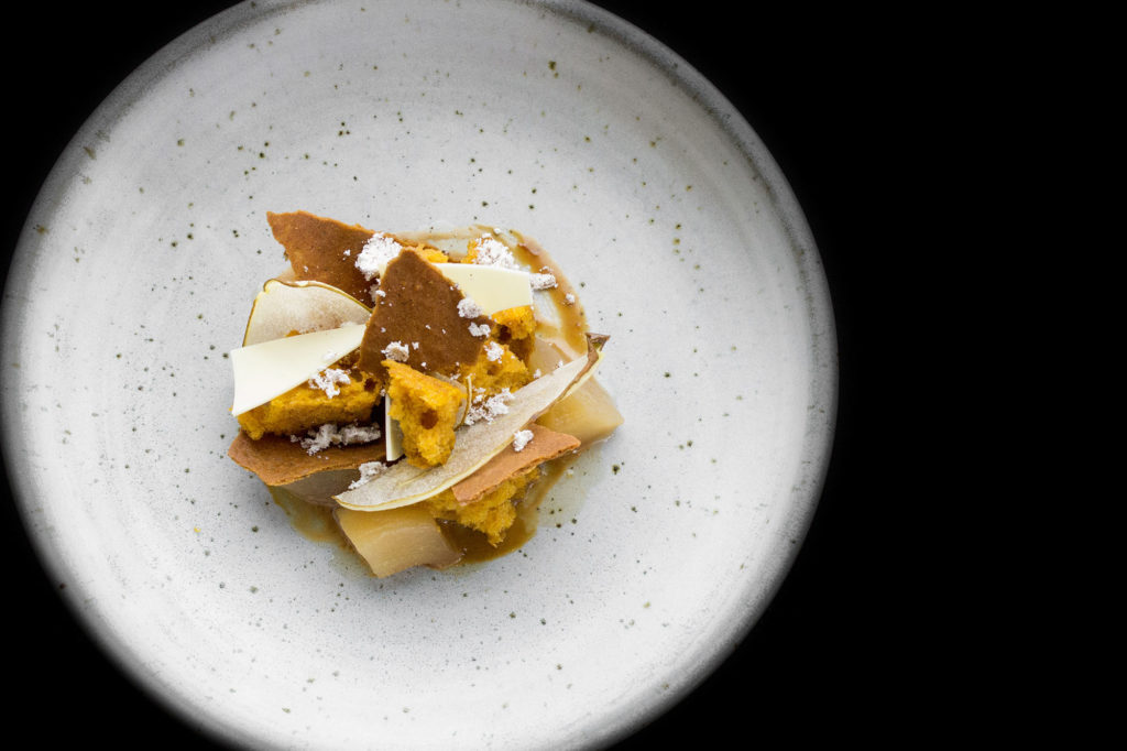 Gobuzzpulse Harvest Tasting Menu on Wood
